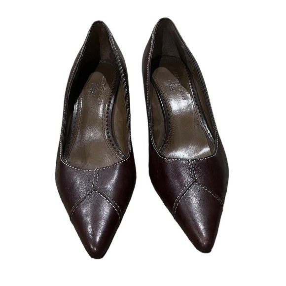 Anne Klein iflex Brown Pointed Toe Heels Size 7 1/2 - Picture 3 of 9